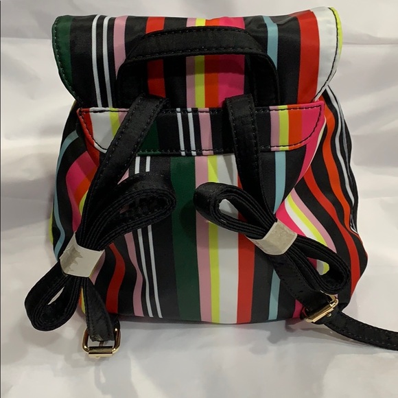 5/$30! MIX & MATCH! ICING Rainbow Striped Drawstring MINI BACKPACK!! - Picture 4 of 8